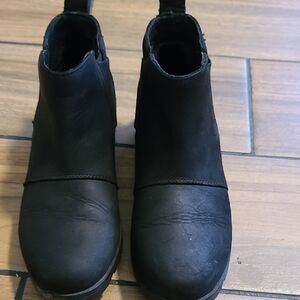 Women's Black Ankle Boots - Classic Slip-On Chelsea Style